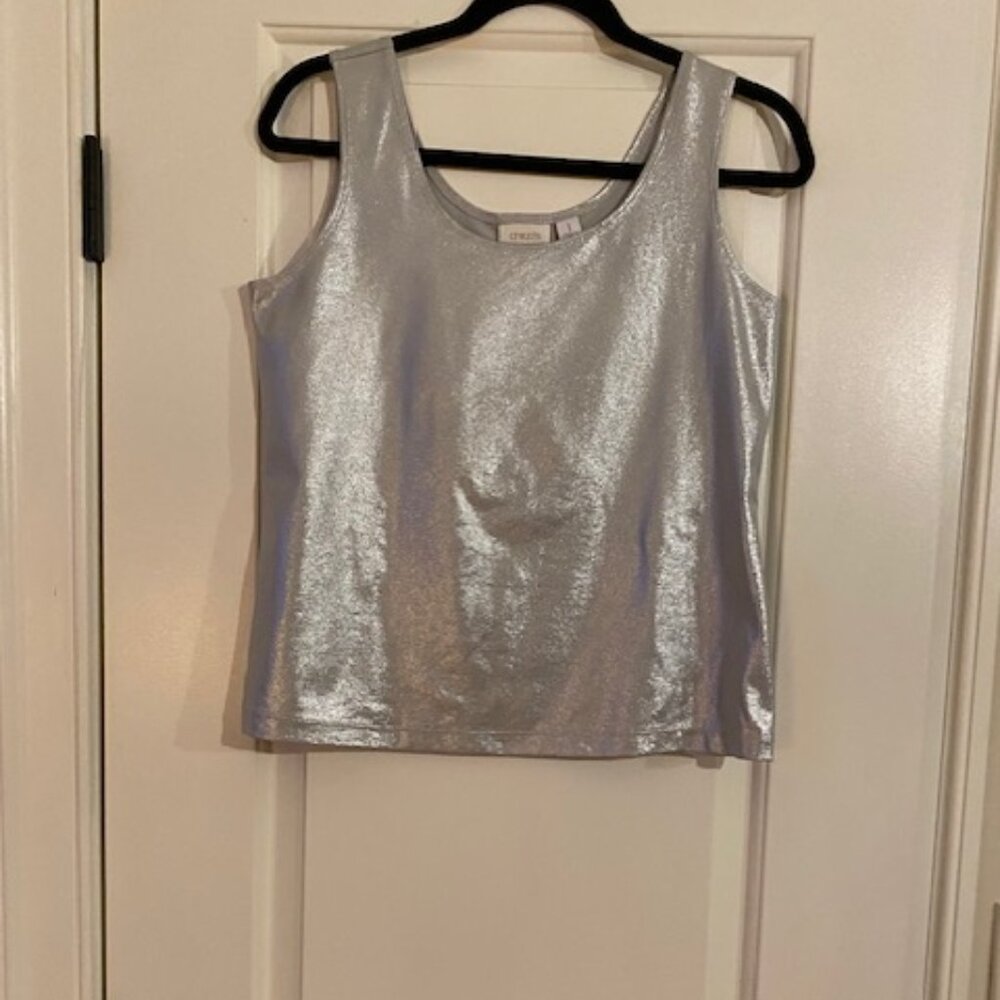 Chico's Silver Tank Top